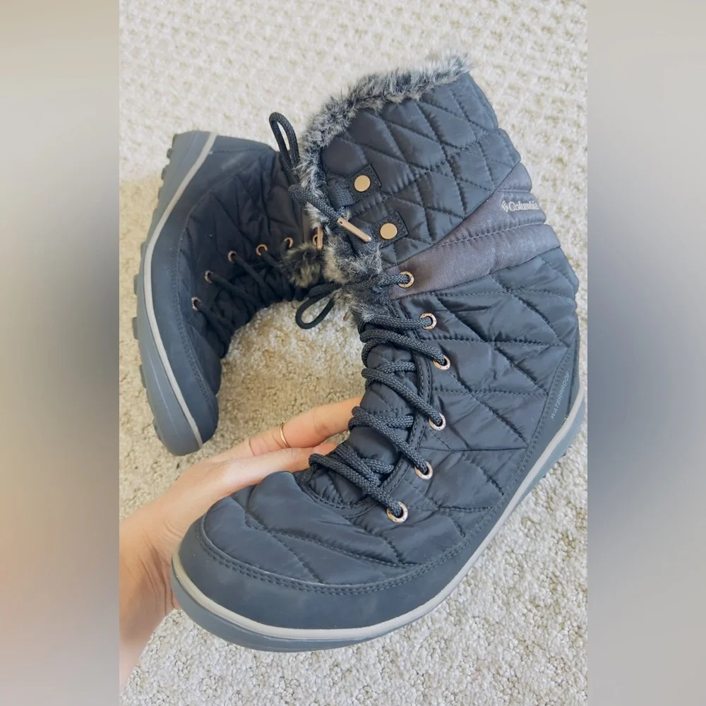 Brand new Columbia Women's Quilted Winter snow Boots - Black (-25)